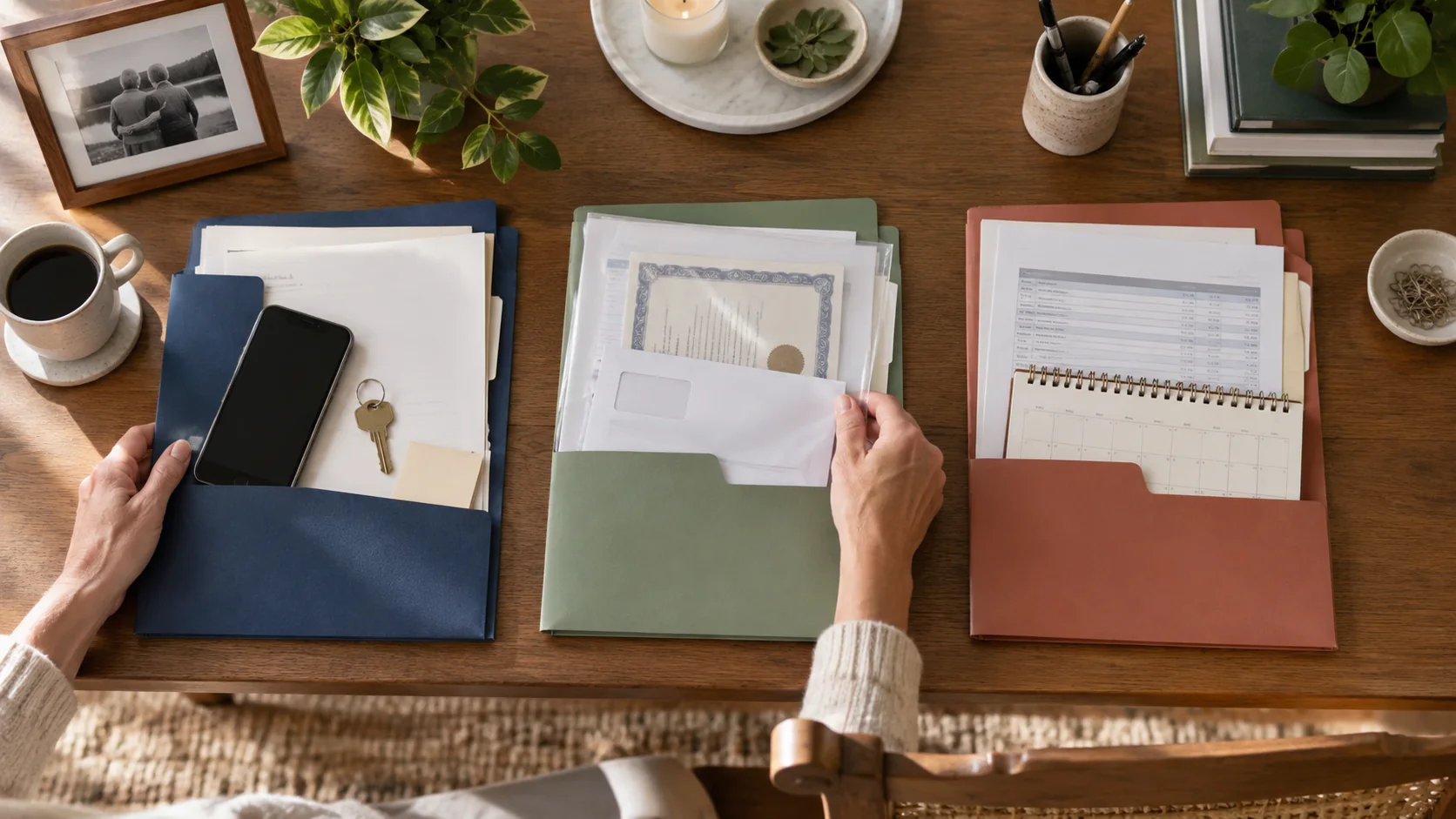 Immediate, first-week, and later estate tasks organized in sequence